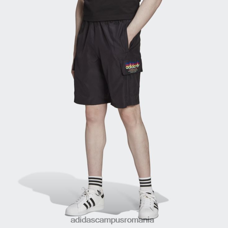 adidas campus romania pantaloni scurți negri hiperreal cargo bărbați alb negru J266N27373