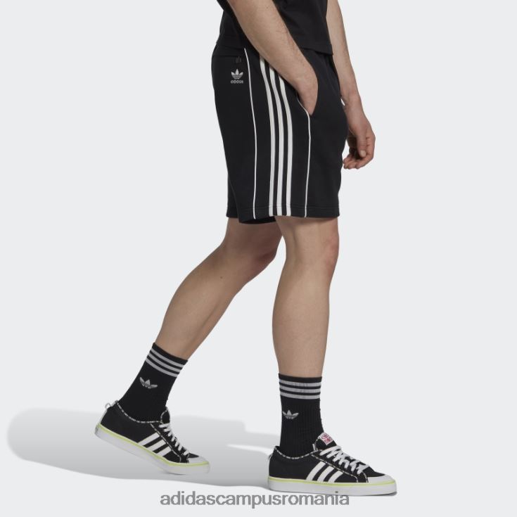 adidas campus romania pantaloni scurți negri rekive fashion bărbați negru J266N21194