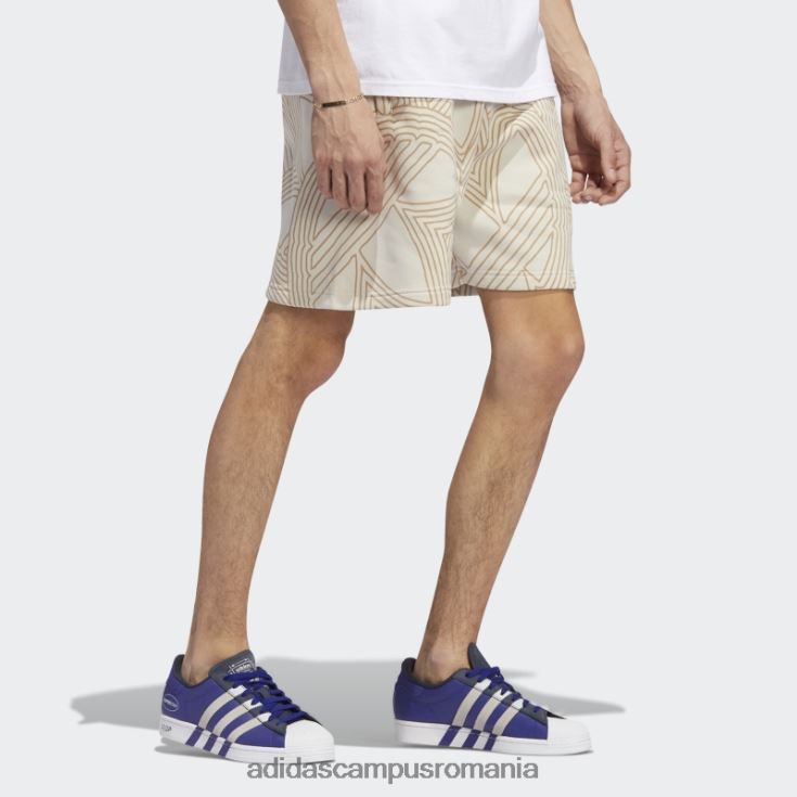 adidas campus romania pantaloni scurți originali cu imprimeu de club de atletism din aluminiu adidas bărbați aluminiu/papură albastră J266N214766