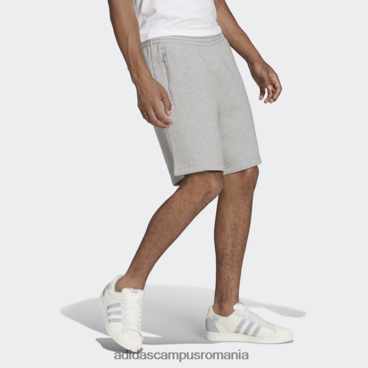 adidas campus romania pantaloni scurți pentru club sportiv, gri mediu bărbați gri mediu J266N214690