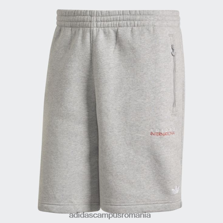 adidas campus romania pantaloni scurți pentru club sportiv, gri mediu bărbați gri mediu J266N214690