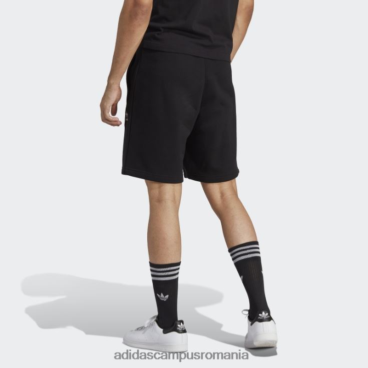 adidas campus romania pantaloni scurți trefoil essentials negru bărbați negru J266N24874