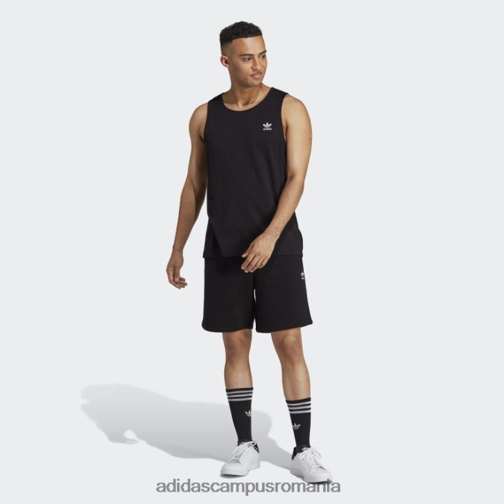 adidas campus romania pantaloni scurți trefoil essentials negru bărbați negru J266N24874