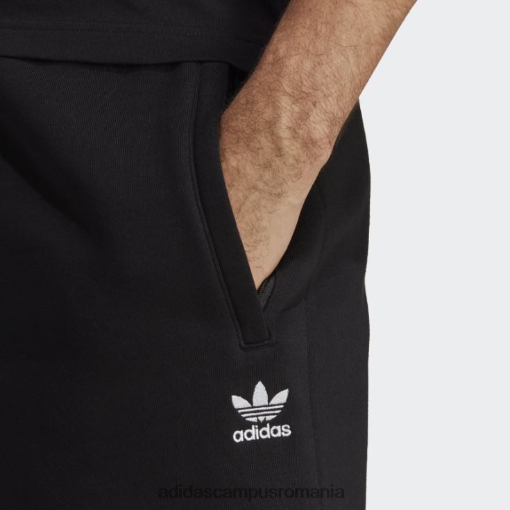 adidas campus romania pantaloni scurți trefoil essentials negru bărbați negru J266N24874