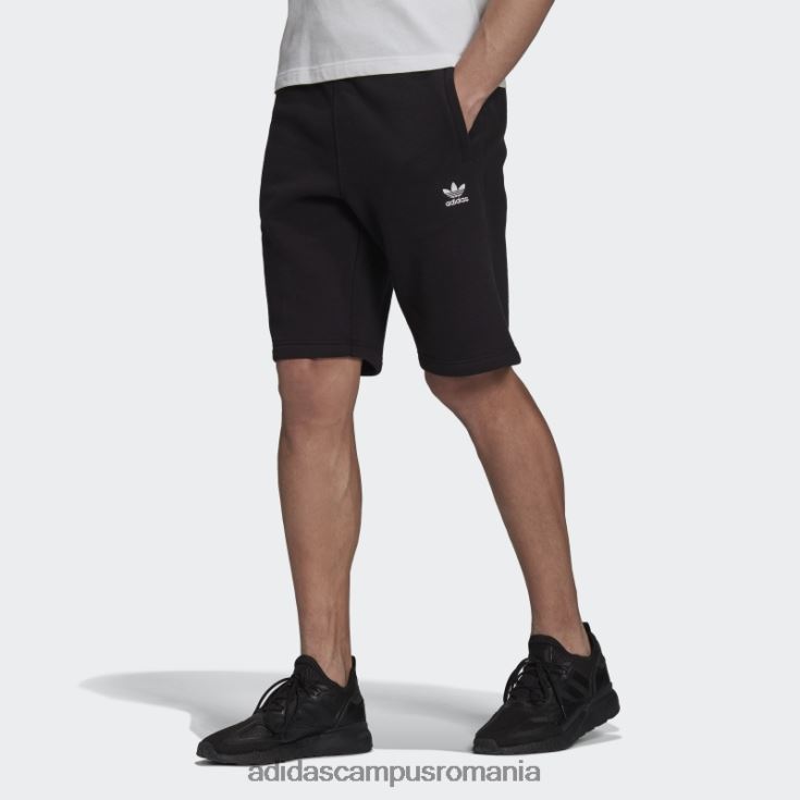 adidas campus romania pantaloni scurți trifoil adicolor essentials negru adidas bărbați negru J266N26360