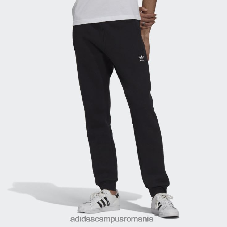 adidas campus romania pantaloni trefoil adicolor black essentials bărbați negru J266N21558