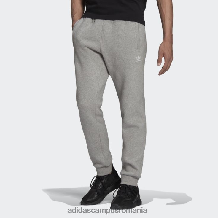 adidas campus romania pantaloni trefoil adicolor essentials gri mediu bărbați gri mediu J266N25497