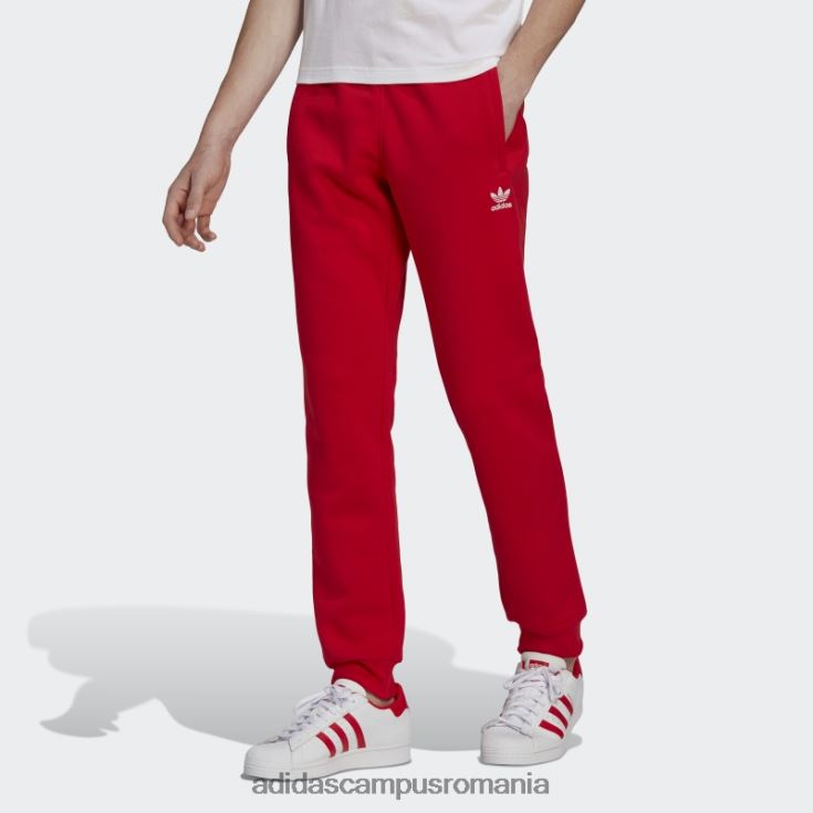 adidas campus romania pantaloni trefoil adicolor essentials roșii adidas bărbați roșu J266N26735