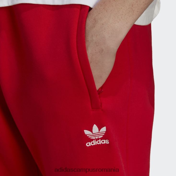 adidas campus romania pantaloni trefoil adicolor essentials roșii adidas bărbați roșu J266N26735