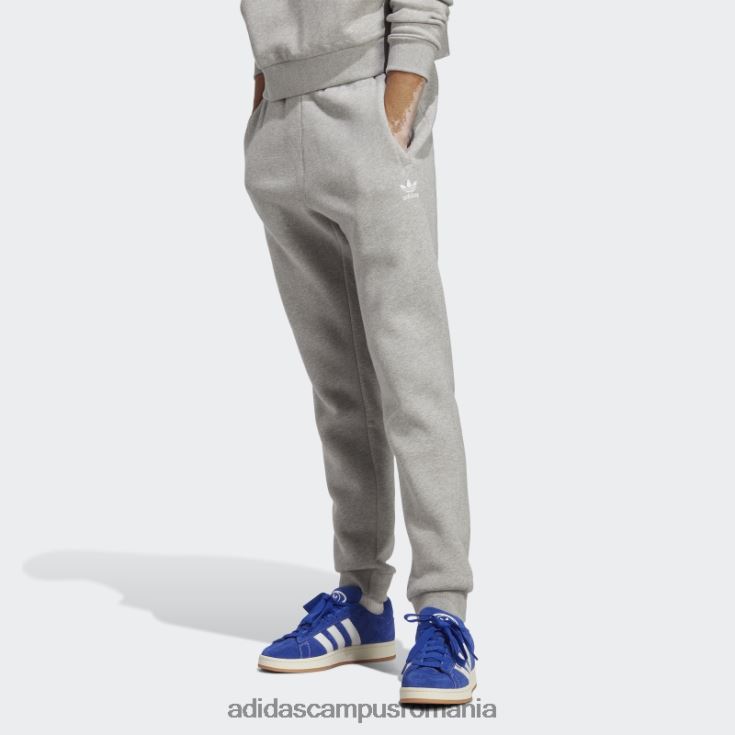 adidas campus romania pantaloni trefoil essentials gri mediu bărbați gri mediu J266N2934