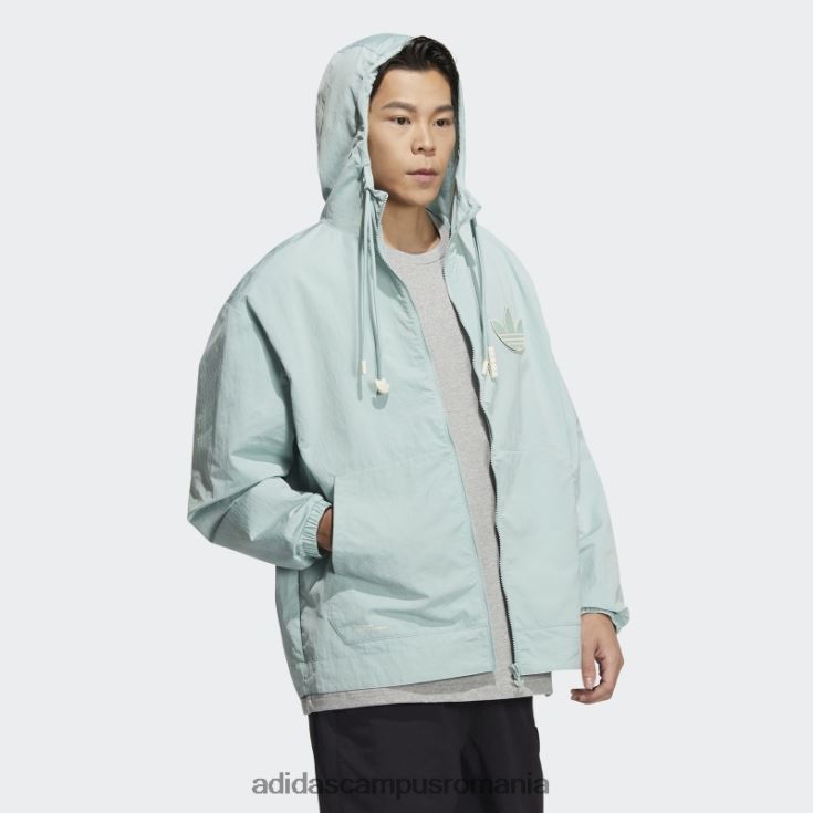 adidas campus romania parcă de vânt adicolor verde cețos bărbați verde/alb cețos J266N21205