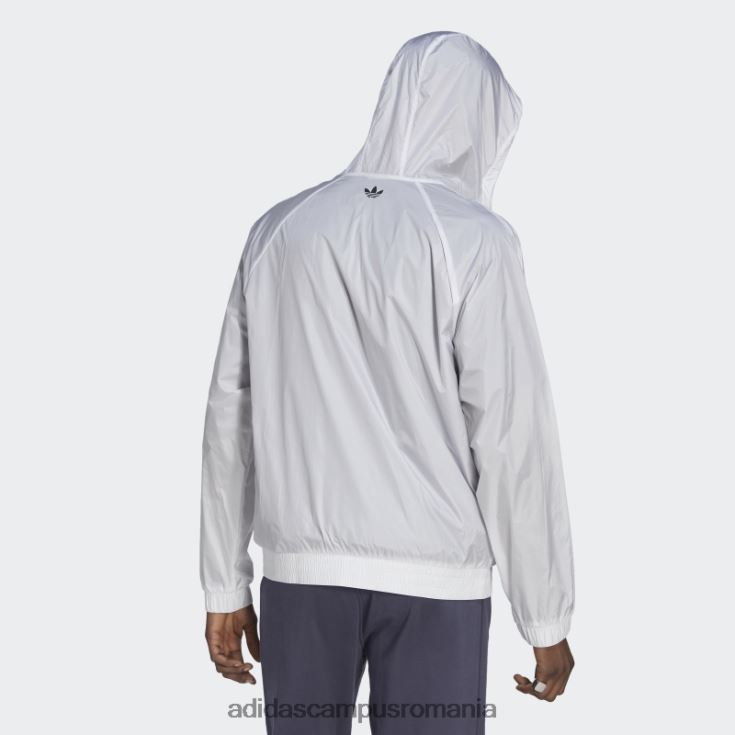 adidas campus romania parcă de vânt albă bărbați alb J266N21202