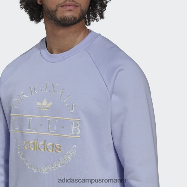 adidas campus romania pulover club ton violet bărbați ton violet J266N21655