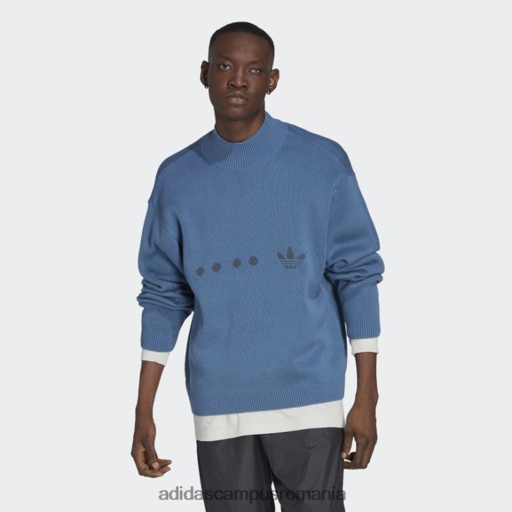 adidas campus romania pulover tricotat reclaim alterat albastru bărbați albastru alterat J266N27171