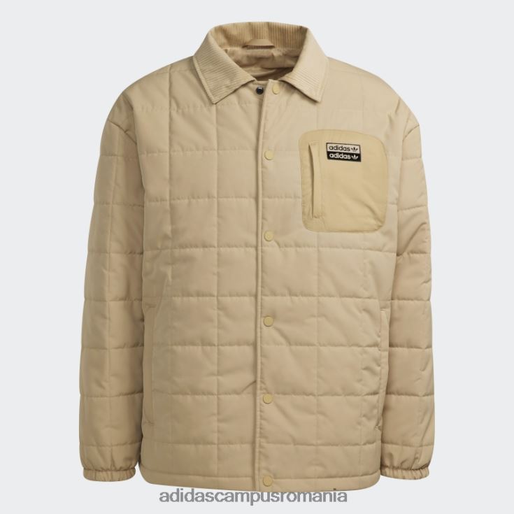 adidas campus romania r.y.v. geacă antrenor căptușită ton bej bărbați ton bej J266N215068