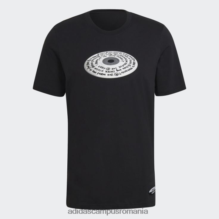 adidas campus romania r.y.v. tricou grafic negru bărbați negru J266N214816