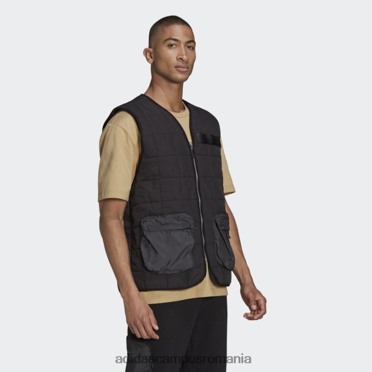 adidas campus romania r.y.v. vesta captusita neagra adidas bărbați negru J266N215054