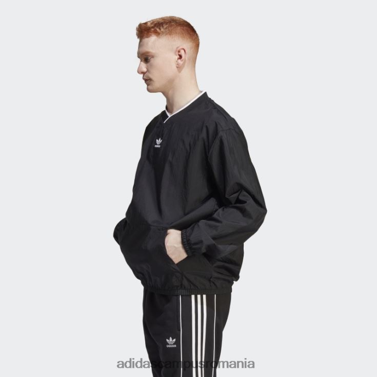 adidas campus romania rekive țesut top cu mânecă lungă negru fashion bărbați alb negru J266N25702