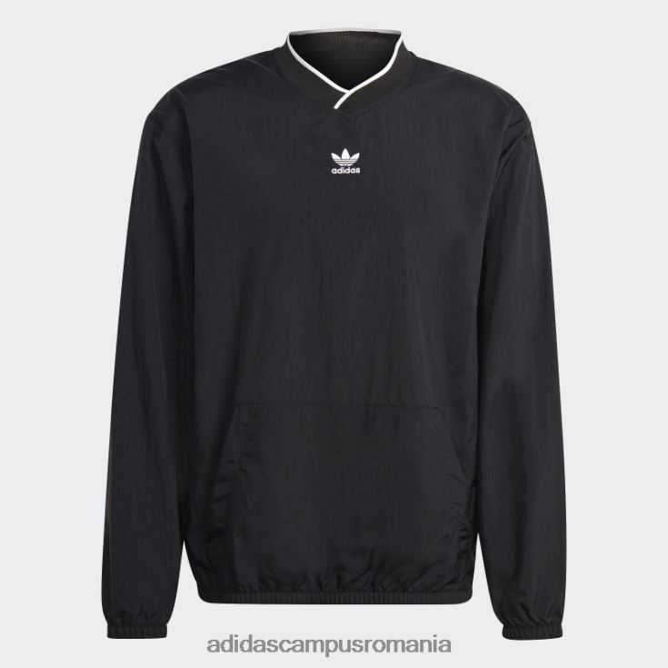 adidas campus romania rekive țesut top cu mânecă lungă negru fashion bărbați alb negru J266N25702