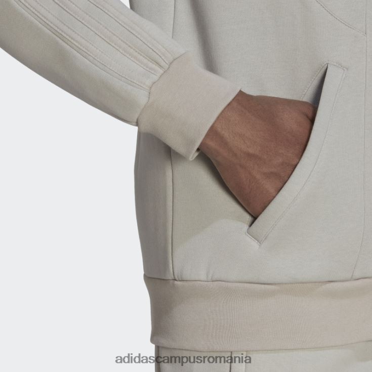adidas campus romania rekive hanorac cu fermoar complet metal gri fashion bărbați gri metal J266N214855