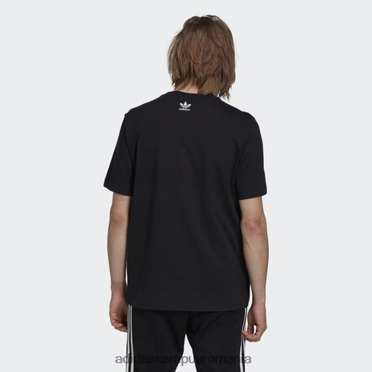 adidas campus romania rekive speed trefoil tricou grafic fashion negru bărbați negru J266N215029