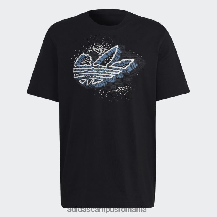 adidas campus romania rekive speed trefoil tricou grafic fashion negru bărbați negru J266N215029