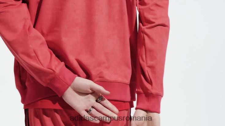 adidas campus romania roșu adicolor classics jachetă de sport de pluș bărbați roșu J266N27186