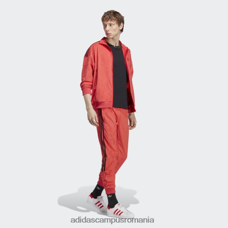 adidas campus romania roșu adicolor classics jachetă de sport de pluș bărbați roșu J266N27186