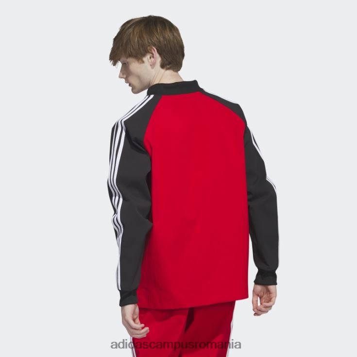 adidas campus romania sacou țesut stacojiu bărbați stacojiu/negru J266N25264