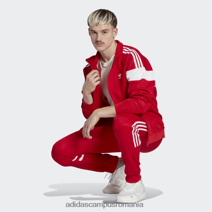 adidas campus romania scarlet adicolor classics cu linie de croire top de sport bărbați stacojiu J266N213577