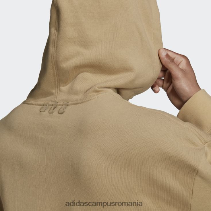 adidas campus romania ton bej r.y.v. hanorac cu glugă larg bărbați ton bej J266N215064