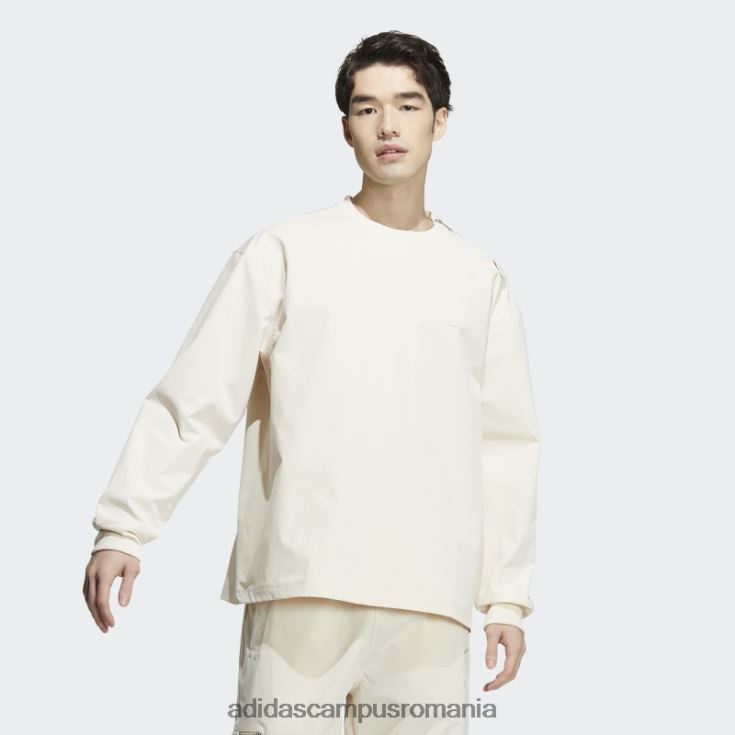 adidas campus romania top cu fermoar alb bărbați alb J266N21573