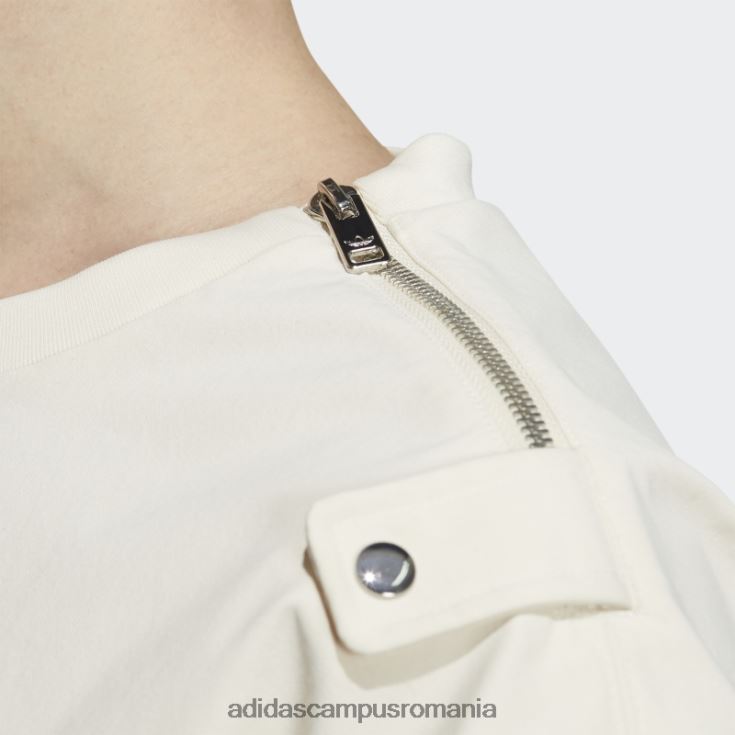 adidas campus romania top cu fermoar alb bărbați alb J266N21573