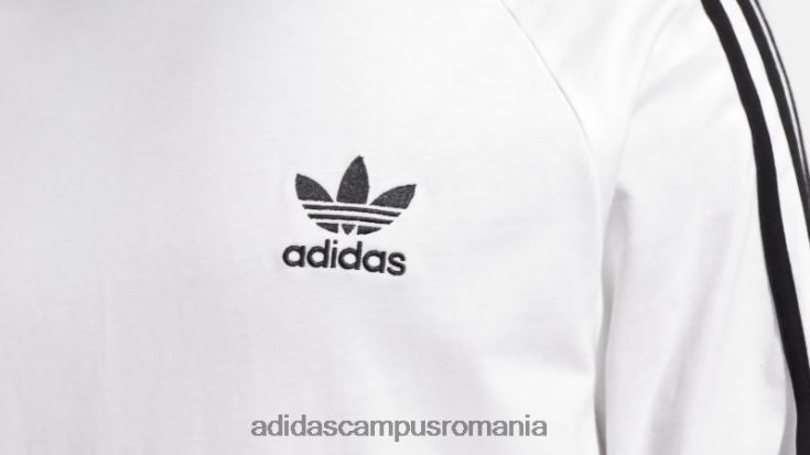 adidas campus romania top cu mânecă lungă cu 3 dungi adicolor classics alb bărbați alb J266N213510