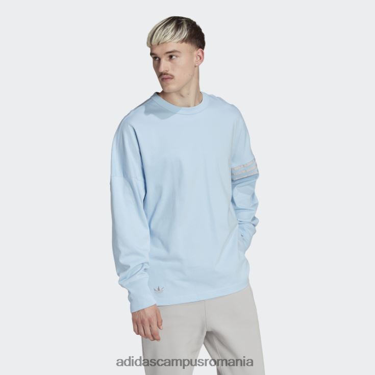 adidas campus romania top cu mânecă lungă sky adicolor neuclassics bărbați cer/gri J266N213756