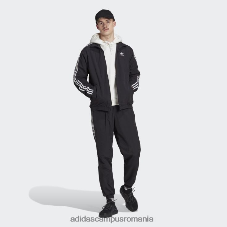 adidas campus romania top negru adicolor classics trefoil bărbați negru J266N213229