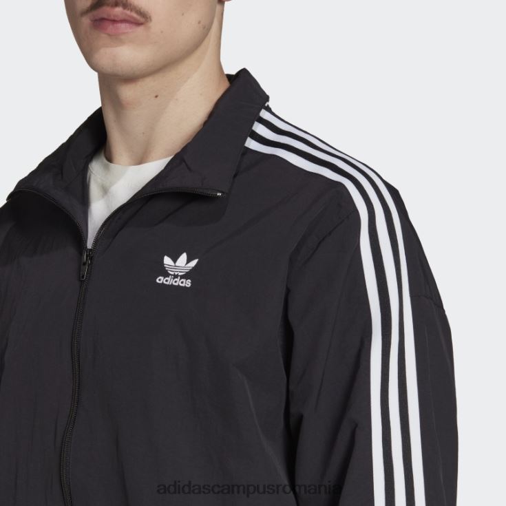 adidas campus romania top negru adicolor classics trefoil bărbați negru J266N213229