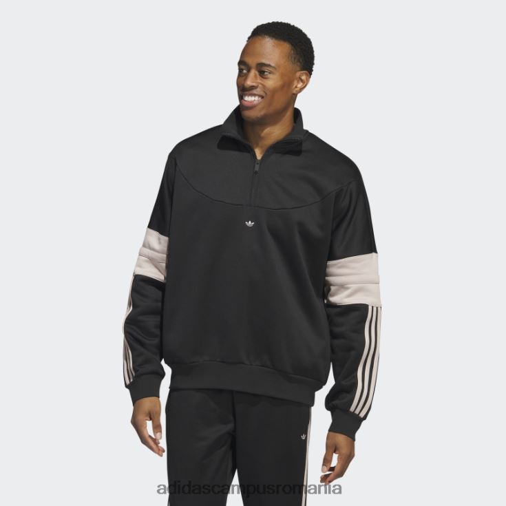 adidas campus romania top negru de încălzire pentru baschet adidas bărbați negru/taupe J266N214055