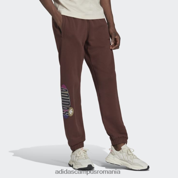 adidas campus romania trefoil a33 joggers auburn bărbați castaniu J266N215122