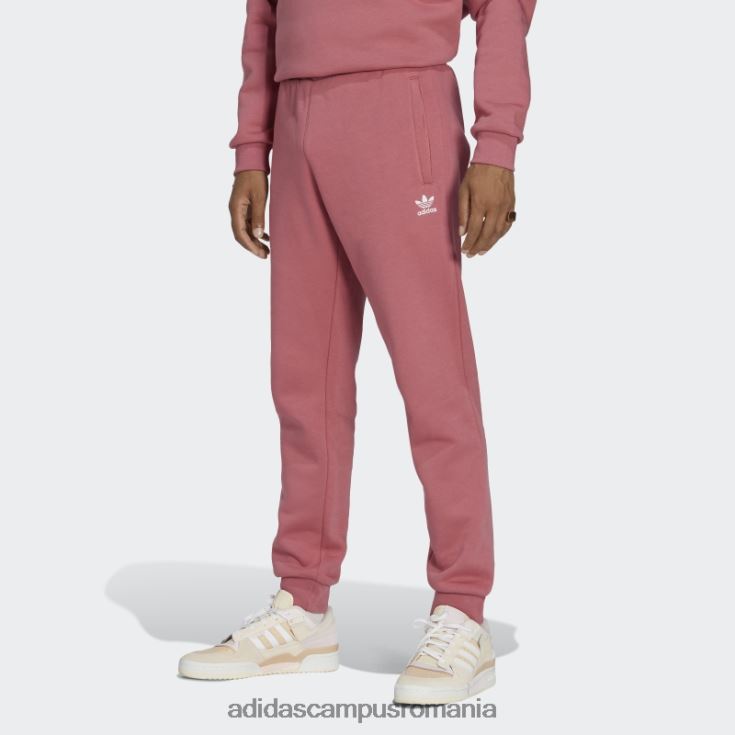 adidas campus romania trefoil essentials pantaloni de jogging roz adidas bărbați roz J266N213446