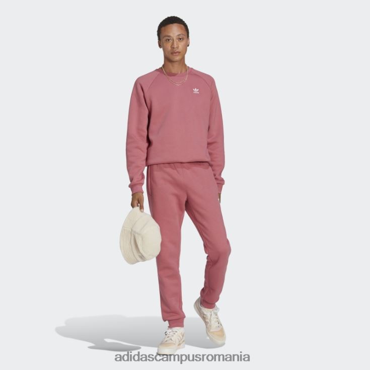adidas campus romania trefoil essentials pantaloni de jogging roz adidas bărbați roz J266N213446