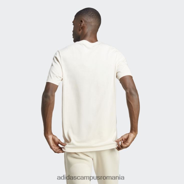 adidas campus romania trefoil essentials tricou alb fashion bărbați alb J266N213165