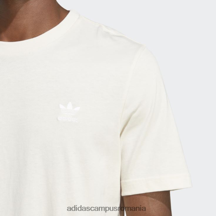 adidas campus romania trefoil essentials tricou alb fashion bărbați alb J266N213165