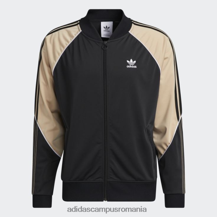 adidas campus romania tricot sst track top negru adidas bărbați negru/bej/alb J266N214814