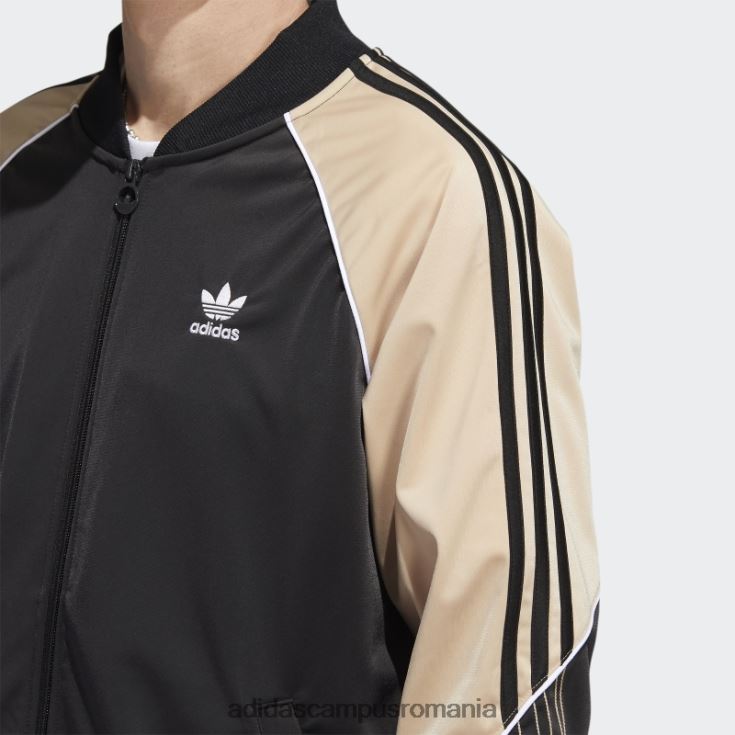 adidas campus romania tricot sst track top negru adidas bărbați negru/bej/alb J266N214814