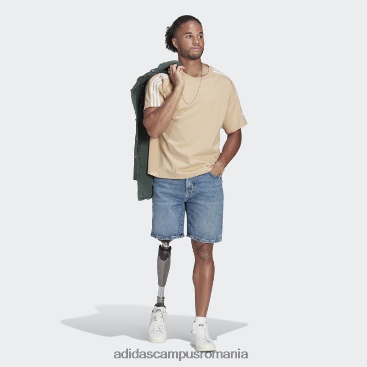 adidas campus romania tricou adicolor bej parley (neutru de gen) bărbați bej J266N27264