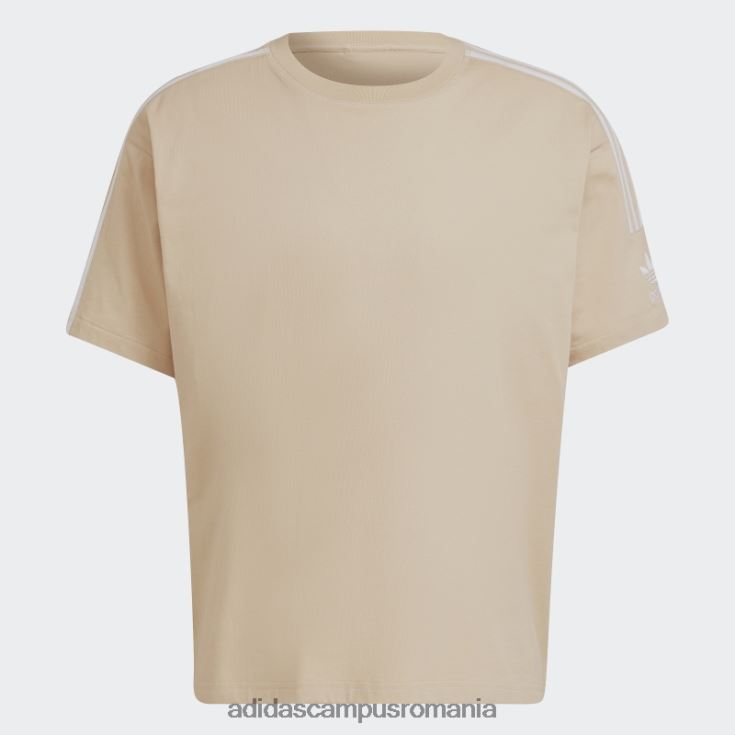 adidas campus romania tricou adicolor bej parley (neutru de gen) bărbați bej J266N27264