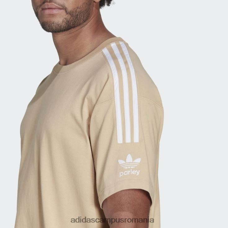 adidas campus romania tricou adicolor bej parley (neutru de gen) bărbați bej J266N27264