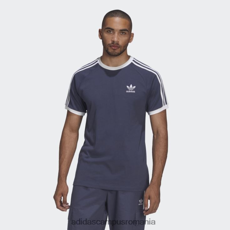 adidas campus romania tricou adicolor clasics bleumarin cu 3 dungi adidas bărbați marina J266N27023