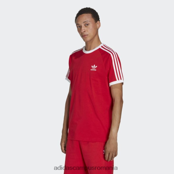 adidas campus romania tricou adicolor clasics cu 3 dungi stacojiu adidas bărbați stacojiu J266N26708